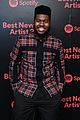 ansel elgort khalid alessia cara and more attend spotifys nest new artist party 30