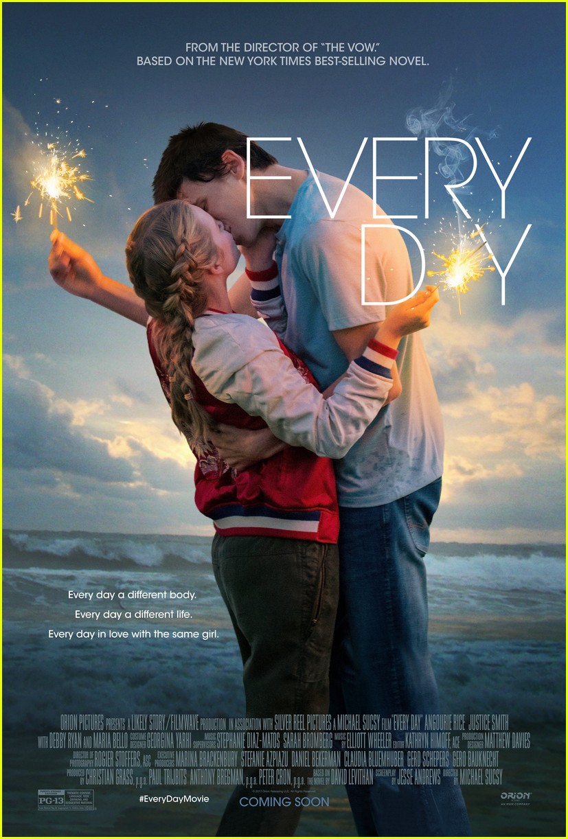 angourie rice owen teague kiss on new every day poster 01