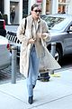 bella hadid rocks furry beige coat for latest nyc outing 04
