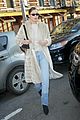 bella hadid rocks furry beige coat for latest nyc outing 05