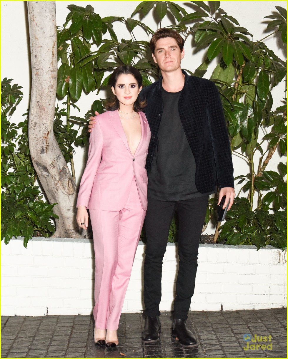 laura marano mystery guy pink suit wmag celebration 11
