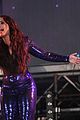 demi lovato performs in a sequined jumpsuit for nye in miami 09