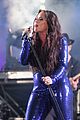 demi lovato performs in a sequined jumpsuit for nye in miami 16