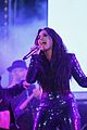 demi lovato performs in a sequined jumpsuit for nye in miami 21