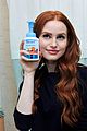 madelaine petsch gets soapy while filming new biore commercial 06