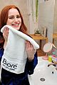 madelaine petsch gets soapy while filming new biore commercial 07
