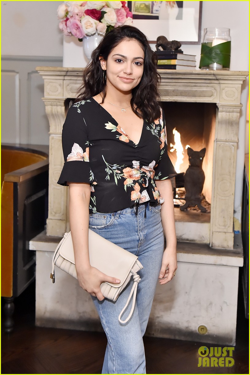 camila mendes and katherine langford are black and white beauties at w mags it girls luncheon 26