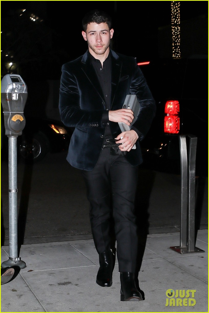 nick jonas steps out after madeline brewer dinner date 03