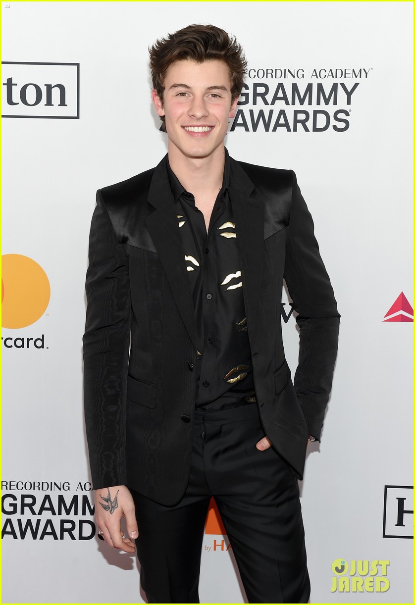 shawn mendes bebe rexha step out for pre grammys party 01