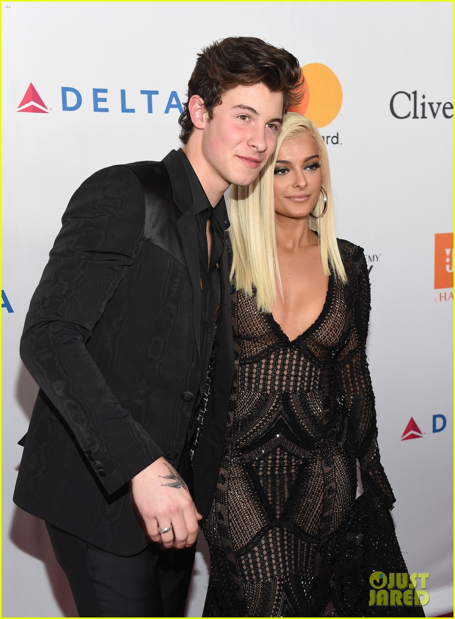 shawn mendes bebe rexha step out for pre grammys party 11