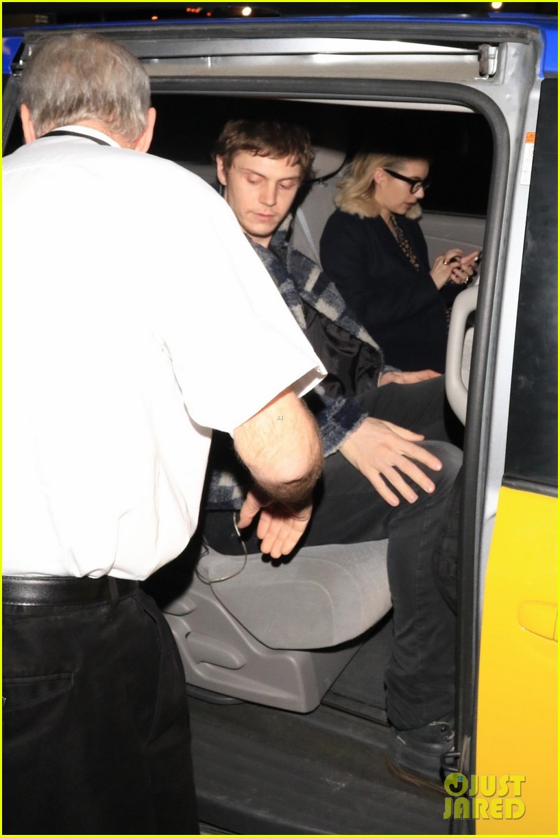 emma roberts and evan peters touch down in salt lake city ahead of sundance 28