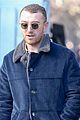 sam smith bundles up in blue ahead of grammys performance 01