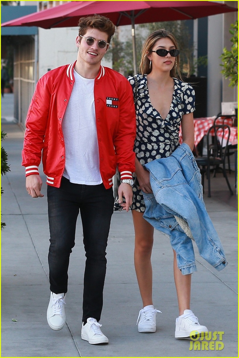 gregg sulkin hangs out with sistine stallone in beverly hills 03