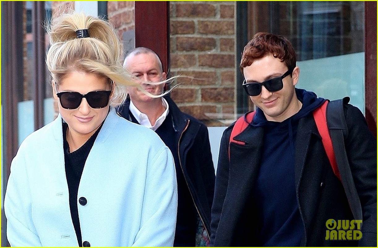 meghan trainor and fiane daryl sabara are all smiles in nyc 16