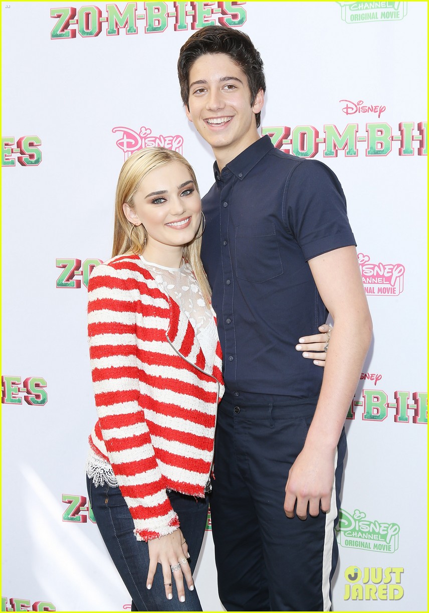 meg donnelly and milo manheim join zombies co stars at premiere 07