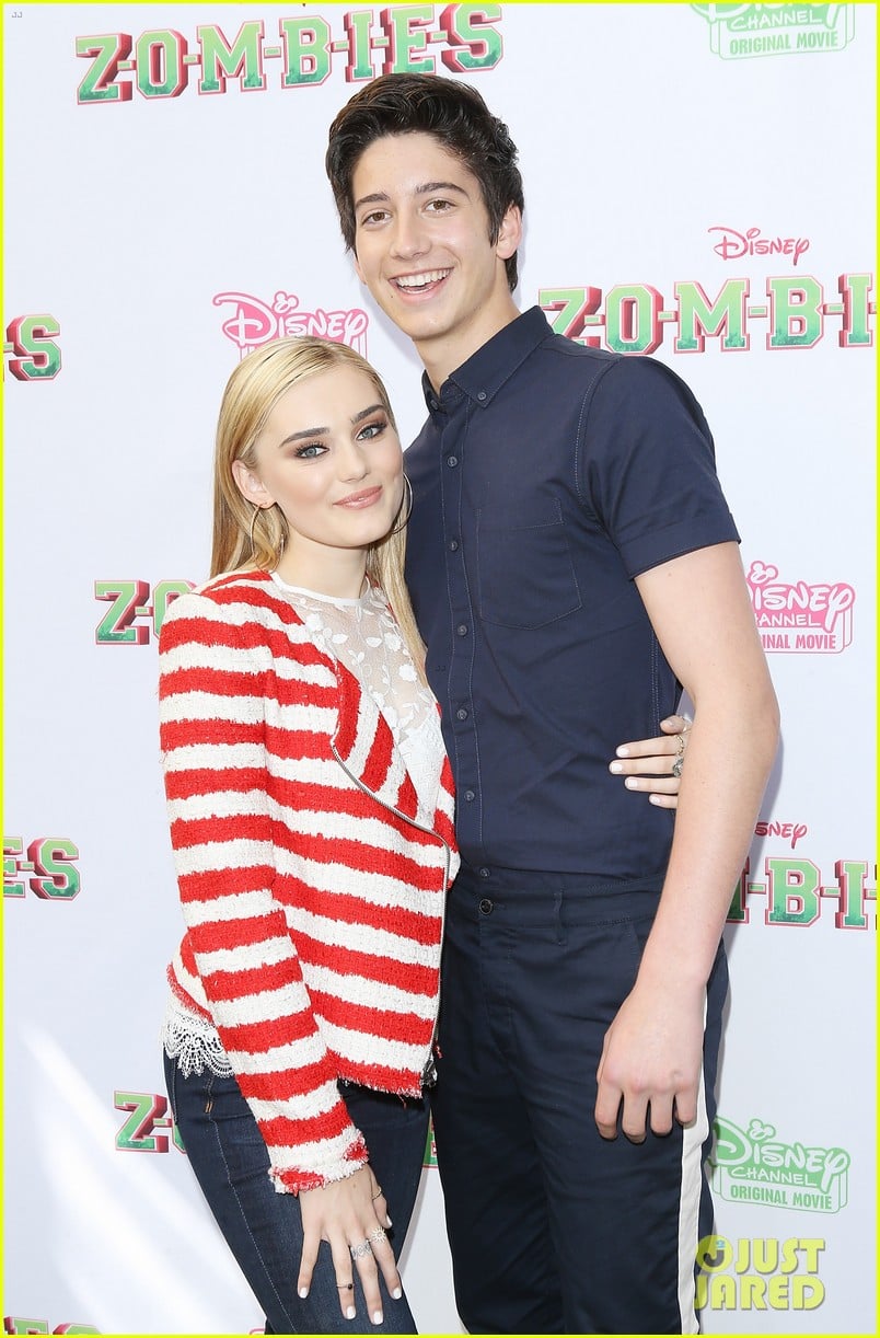 meg donnelly and milo manheim join zombies co stars at premiere 08
