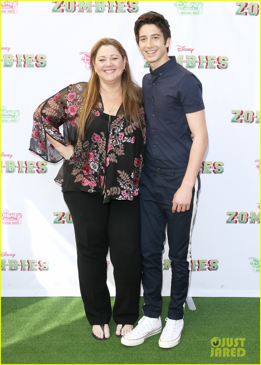 meg donnelly and milo manheim join zombies co stars at premiere 24