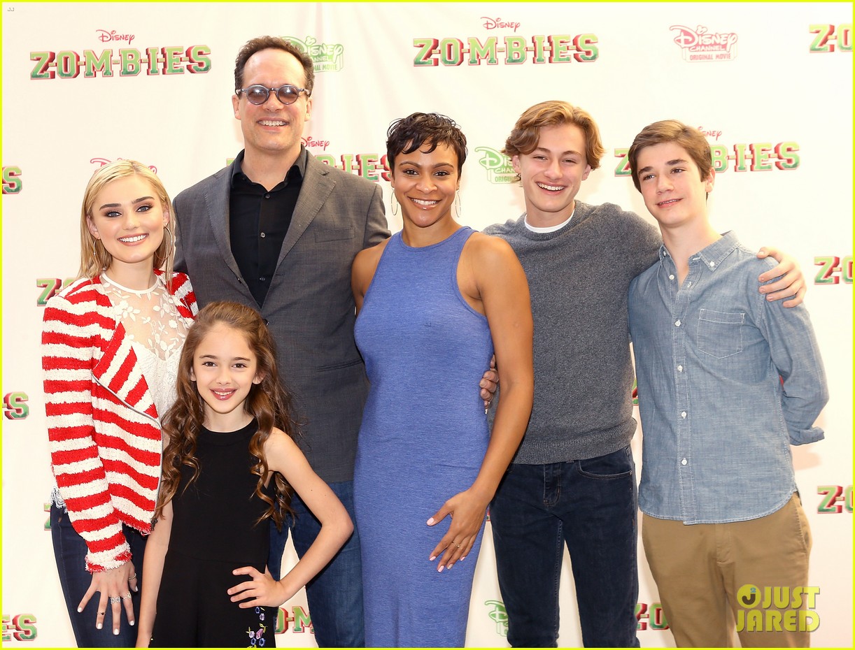 meg donnelly and milo manheim join zombies co stars at premiere 34