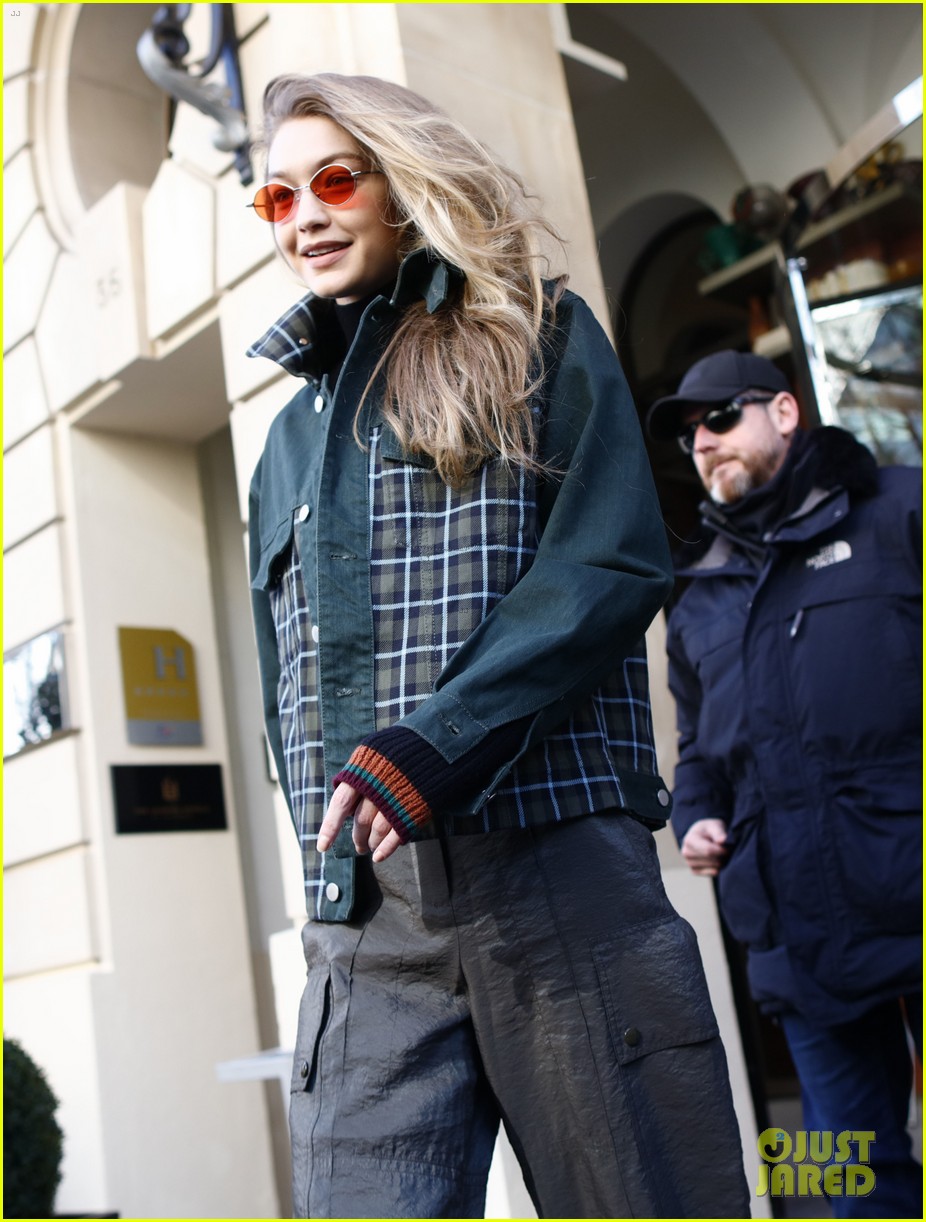 gigi bella hadid out about in paris 07
