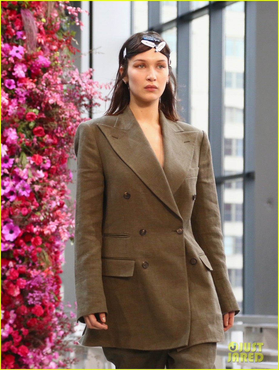 bella hadid walks in first new york fashion week 2018 show for jason wu 28