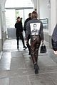 gigi and bella hadid rock leather in tods milan fashion week show 06