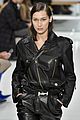 gigi and bella hadid rock leather in tods milan fashion week show 32