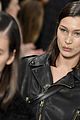 gigi and bella hadid rock leather in tods milan fashion week show 34