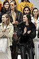 gigi and bella hadid rock leather in tods milan fashion week show 37