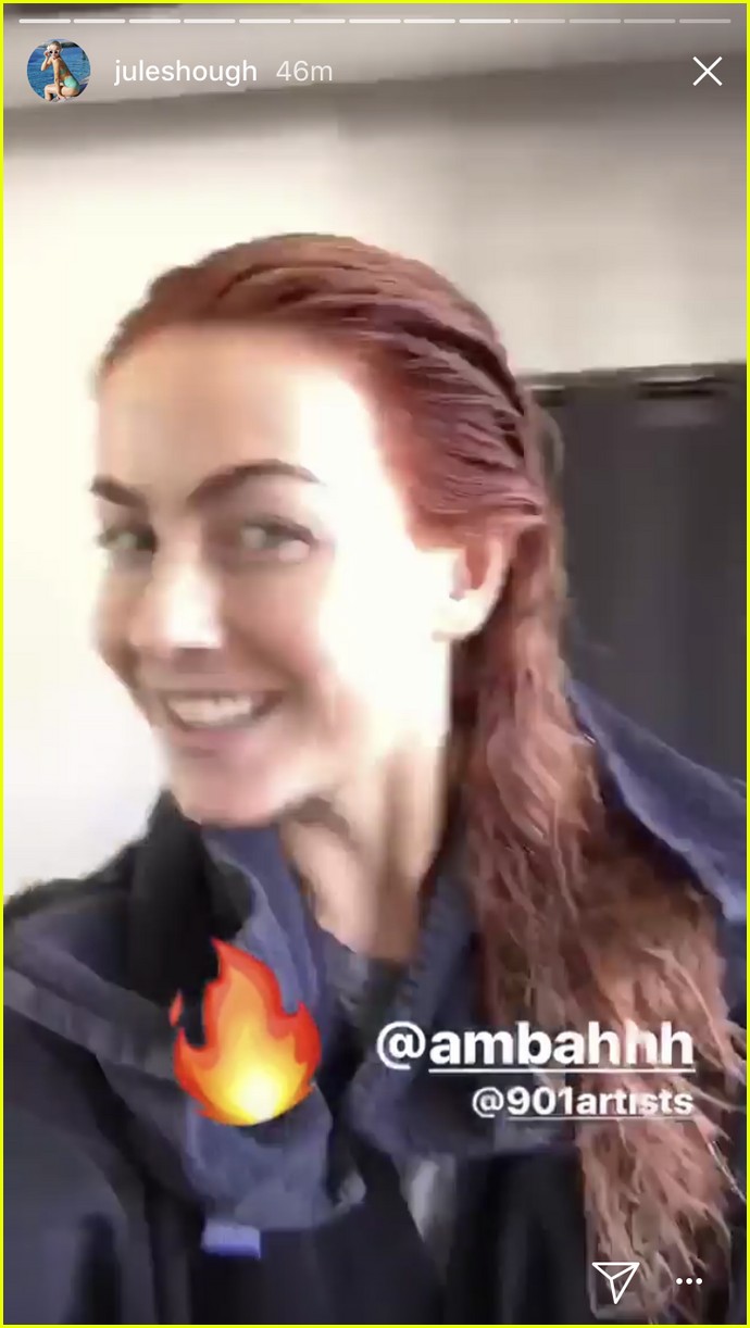 julianne hough dyes her hair red see the pics 08