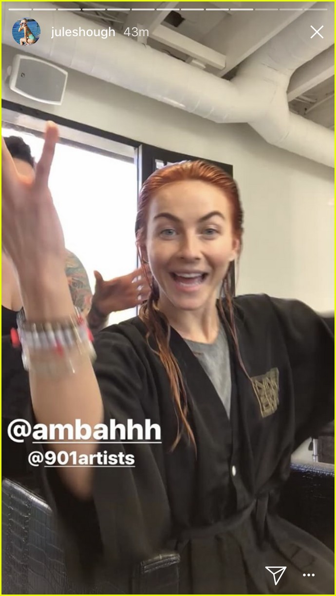 julianne hough dyes her hair red see the pics 10