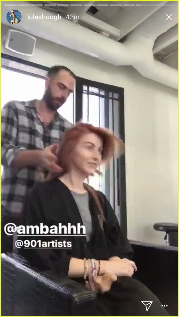 julianne hough dyes her hair red see the pics 13