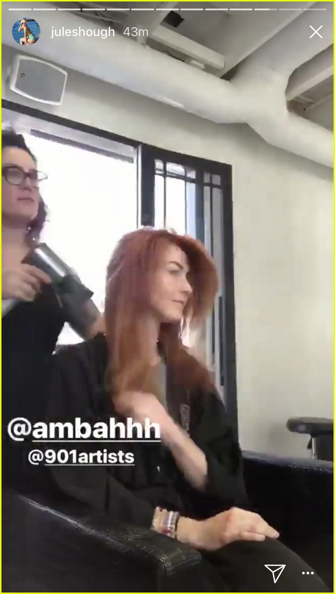 julianne hough dyes her hair red see the pics 15