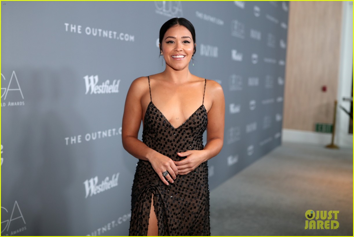 gina rodriguez colton haynes sarah hyland step out in style for costume designer awards 14
