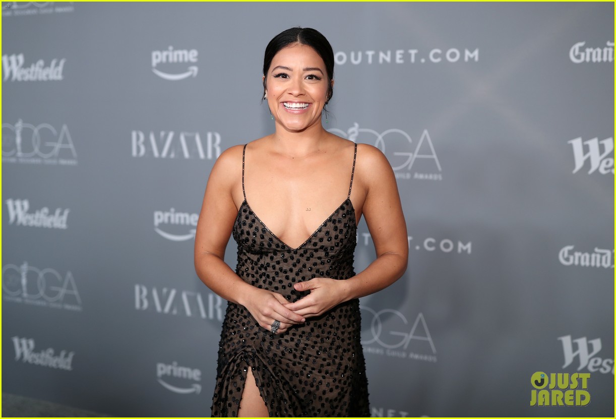 gina rodriguez colton haynes sarah hyland step out in style for costume designer awards 22