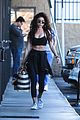 sarah hyland flashes toned tummy after workout session 02