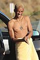 jaden smith shows off shirtless physique for morning swim 01