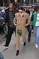 kendall jenner new york city fashion week 2018 beige suit 01