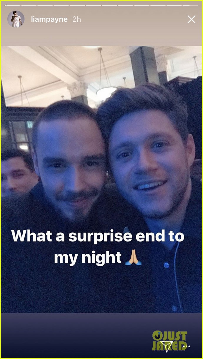 liam payne cheryl cole run into niall horan brits after party 03