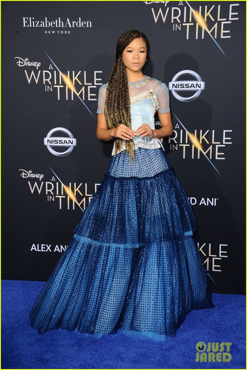 storm reid rowan blanchard and levi miller rock magical looks at a wrinkle in time premiere2 02