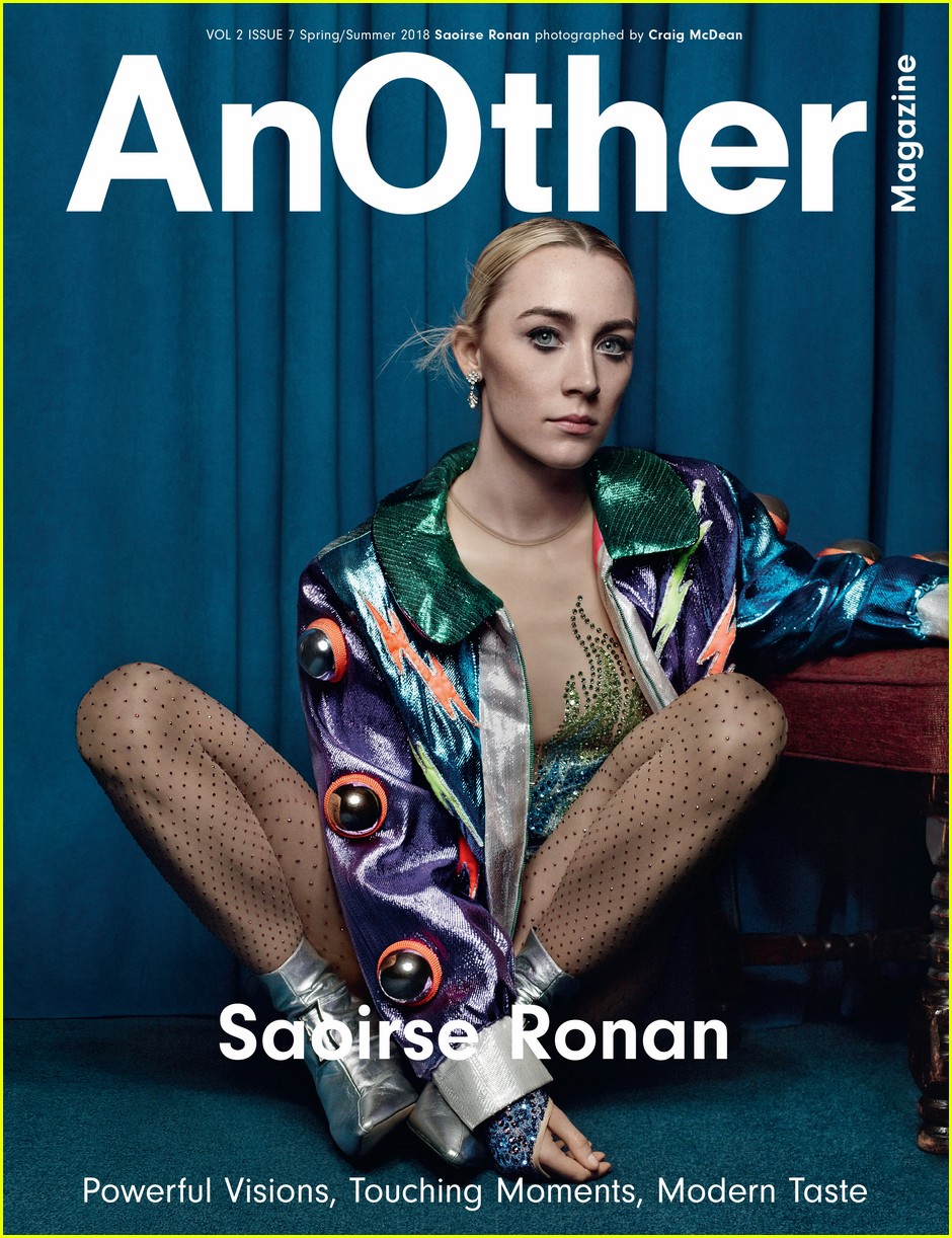 saoirse ronan poses for colorful another magazine cover shoot 08
