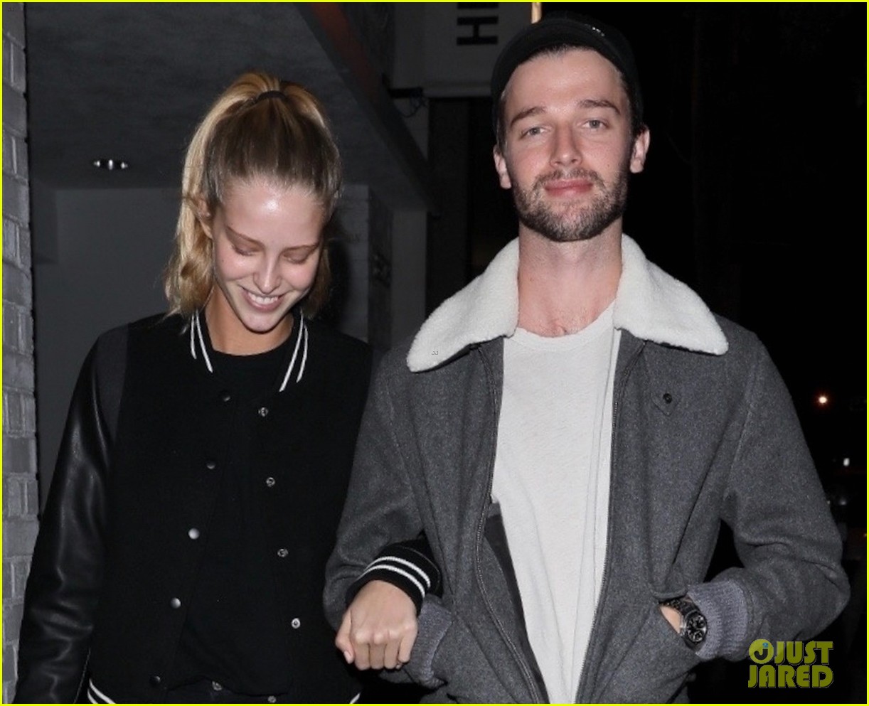 patrick schwarzenegger and girlfriend abby champion step out for dinner date 09