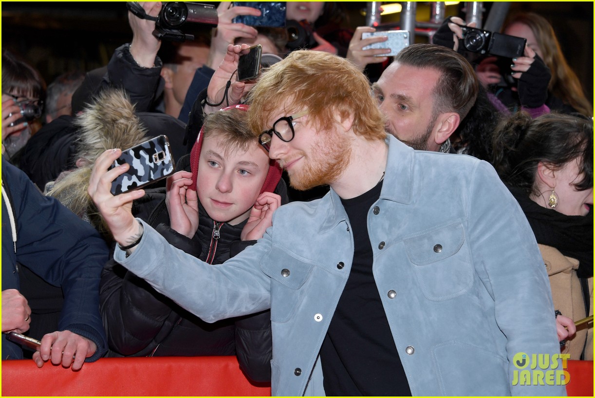 ed sheeran steps out for songwriter premiere in berlin 02