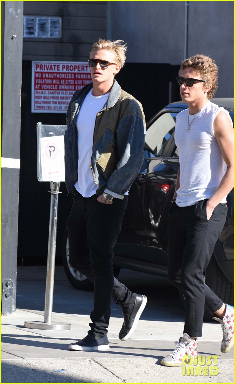 cody simpson takes his motorcycle for a spin around la 02