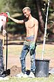 shirtless jaden smith shows off his abs while planting trees with sister willow 04