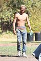 shirtless jaden smith shows off his abs while planting trees with sister willow 06
