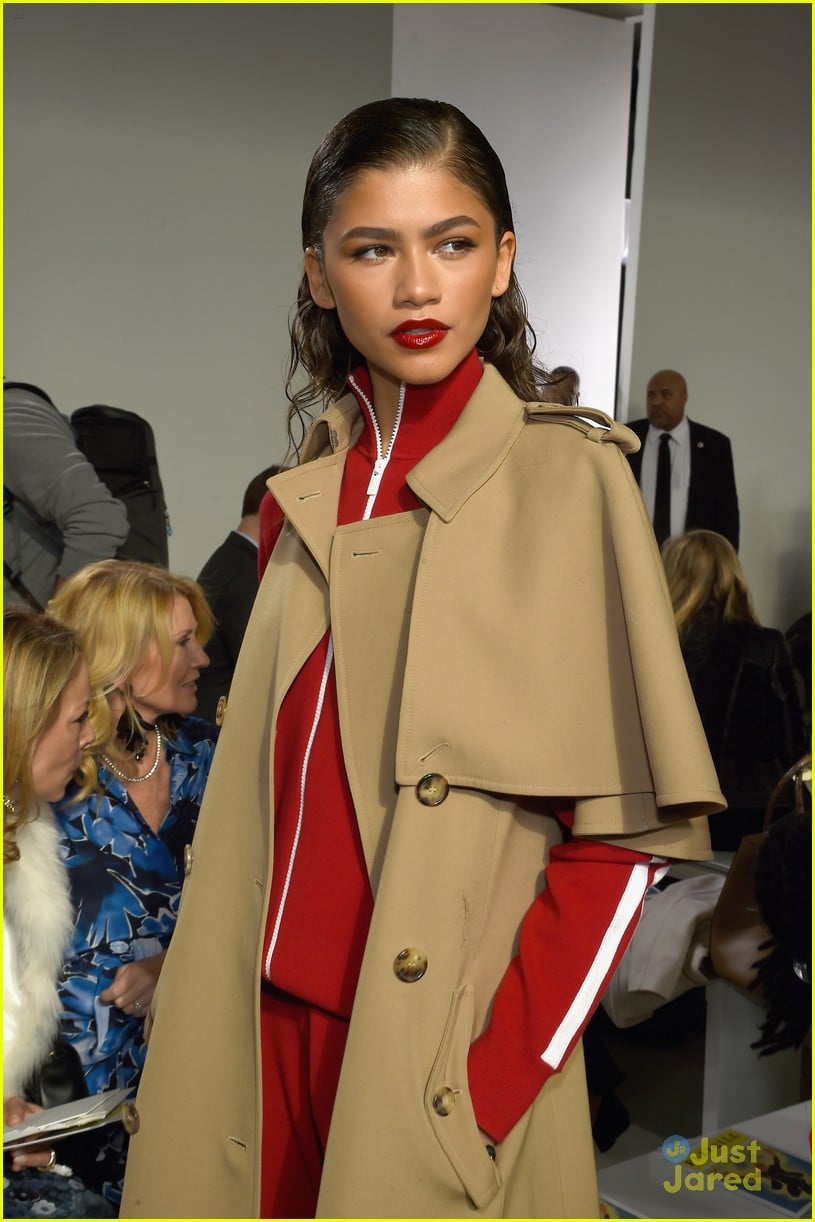 Zendaya Sits Front Row At Michael Kors Collection Show During Nyfw 