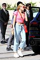 hailey baldwin shows some skin in two chic outfits 02