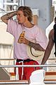 justin bieber kicks off his weekend with a boat ride 03