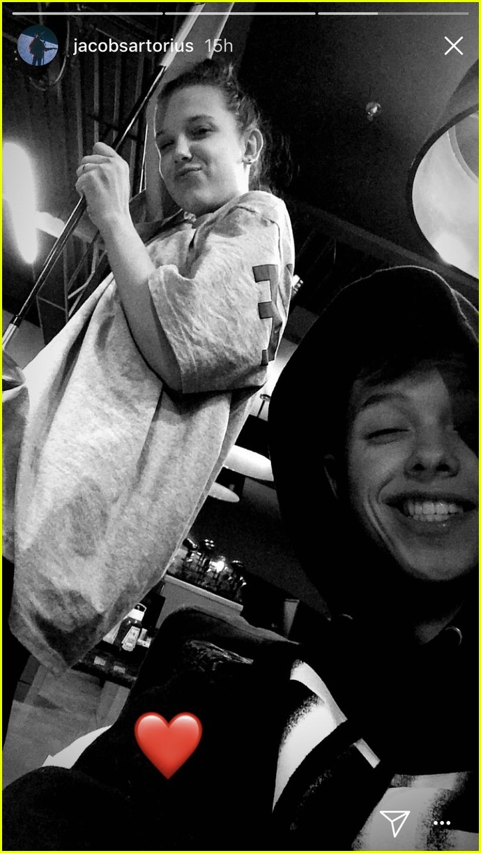 millie bobby brown and jacob sartorius share cute new pics together 02