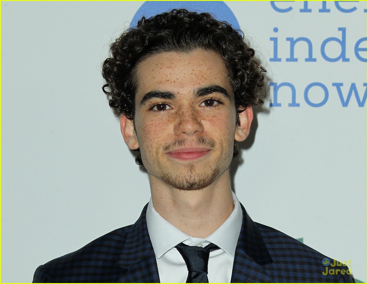 Cameron Boyce Sports Mustache at Global Green Gala 2018 with Lizzy ...